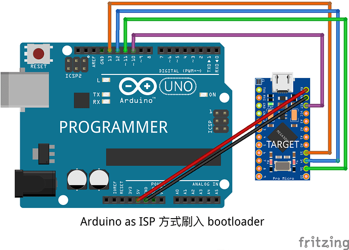 Arduino as ISP bootloader_bb